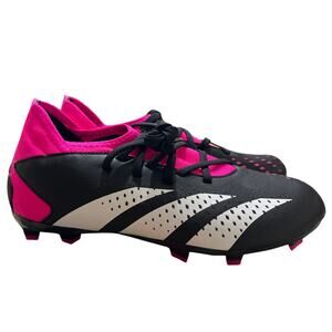 Adidas Predator Accuracy .3 FG J Soccer Cleats Pink Black White Size 5.5 5 1/2